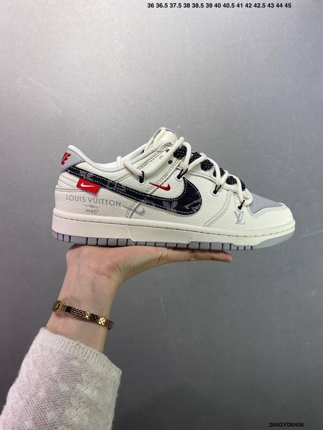 公司级Nike Dunk Sb Low 定制配色 定制Dunk Sb顾名思义，具有经典的Dunk血缘，又注入了更多的时尚元素。相较于普通的Dunk滑板鞋，改良版