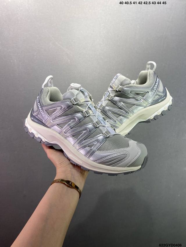 公司级Salomon Xa Pro Xt-6 Ft萨洛蒙户外越野跑鞋 鞋面采用Sensifit贴合技术 全方位贴合包裹脚型 鞋跟部鞋底牵引设计 提供强大的抓地性