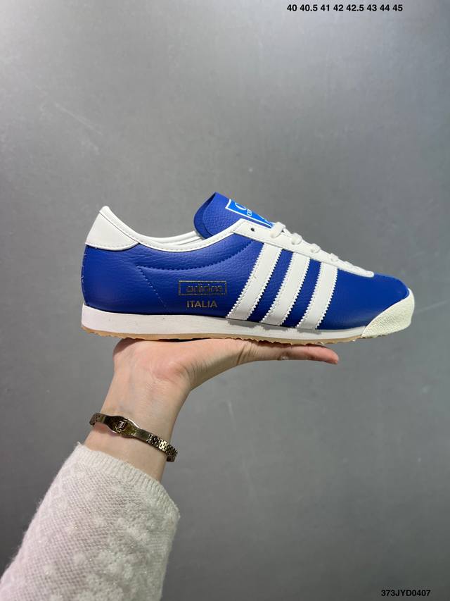 公司级Ad Originals Denim Italia Spzl 阿迪防滑耐磨低帮运动休闲鞋 #上世纪70年代的经典之作，高级牛仔布鞋面让人想起00年代早期的