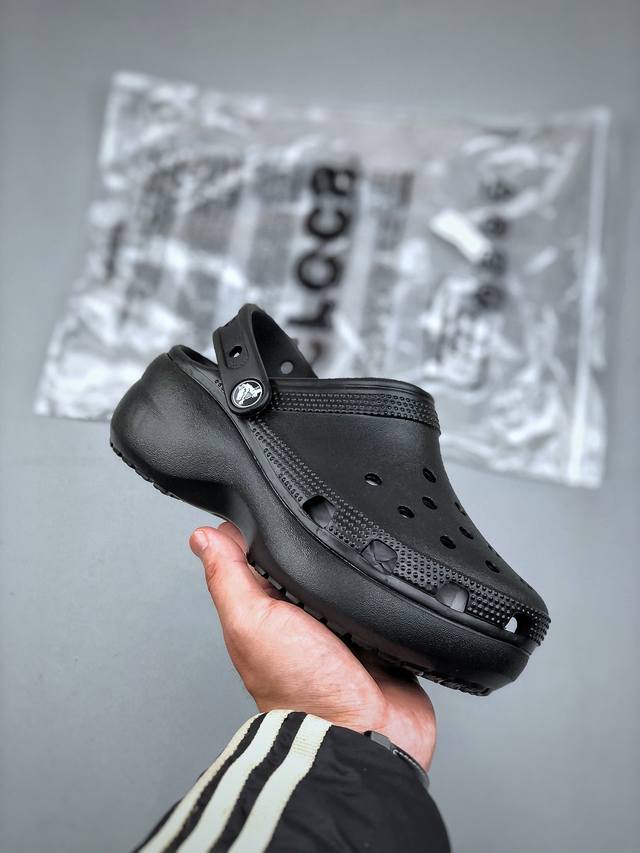 J版纯原 如需配件另加钱 Crocs Classic Clog 卡骆驰休闲沙滩洞洞拖鞋凉鞋 云朵 透明防水袋包装 尺码：W5 34-35 W6 36-37 W7