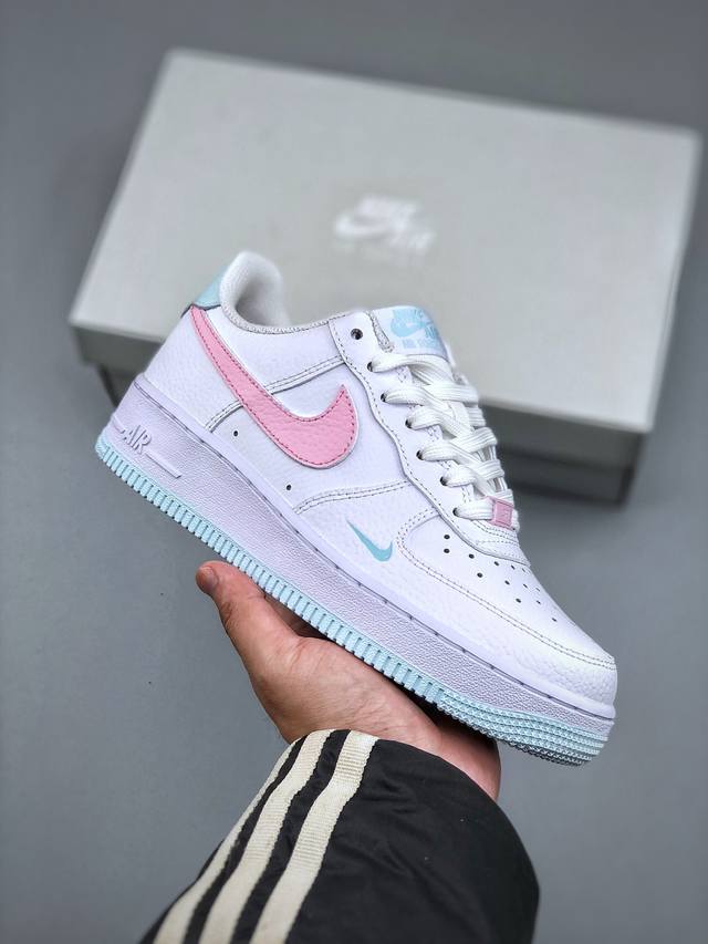 Nike Air Force 1 07 Low空军一号板鞋 白粉 原楦头原纸板 打造纯正空军版型#专注外贸渠道 全掌内置蜂窝气垫 #原盒配件 原厂中底钢印、拉帮