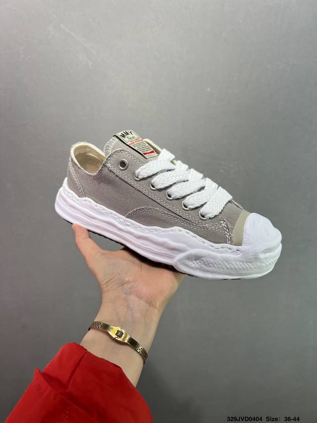 公司级余文乐挚爱单品 复古溶解风 日本概念时装设计师三原康裕品牌Mmy Maison Mihara Yasuhiro Original Sole Canvas