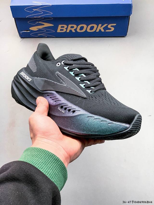 公司级！Brooks布鲁克斯Glycerin Max超级甘油减震厚底马拉松跑步鞋 布鲁克斯跑鞋有著名的甘油，幽灵，追岚，烈风等系列，甘油作为旗舰级别的跑鞋，甘油