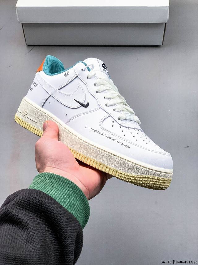 二层真标！耐克Nike Air Force 1 Low 空军一号低帮经典百搭休闲板鞋 0406481X26