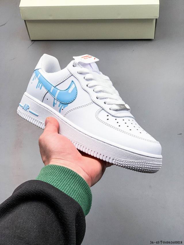 二层真标！耐克Nike Air Force 1 Low 空军一号低帮经典百搭休闲板鞋 0406160H18