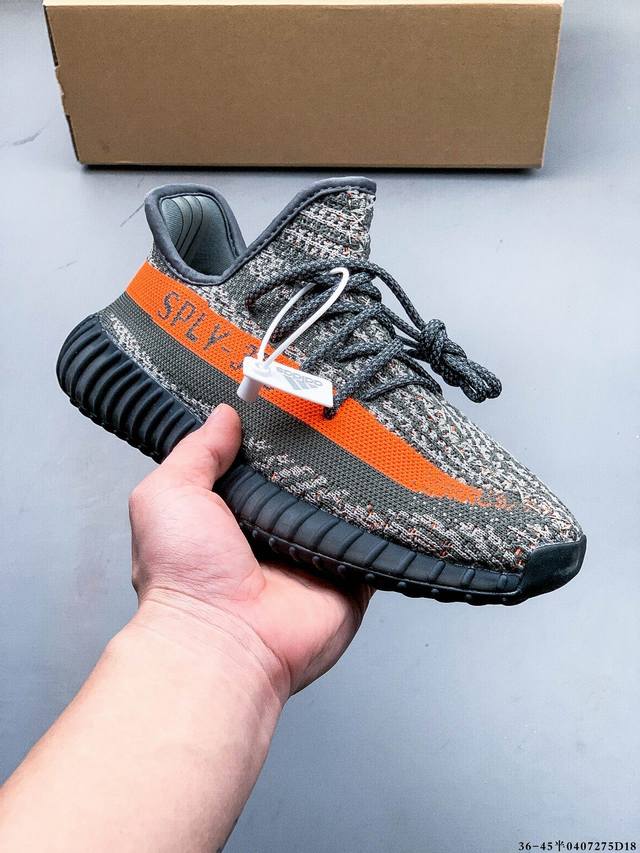真标真爆！阿迪达斯Adidas Yeezy Boost 350 V2 经典运动休闲鞋 0407275D18