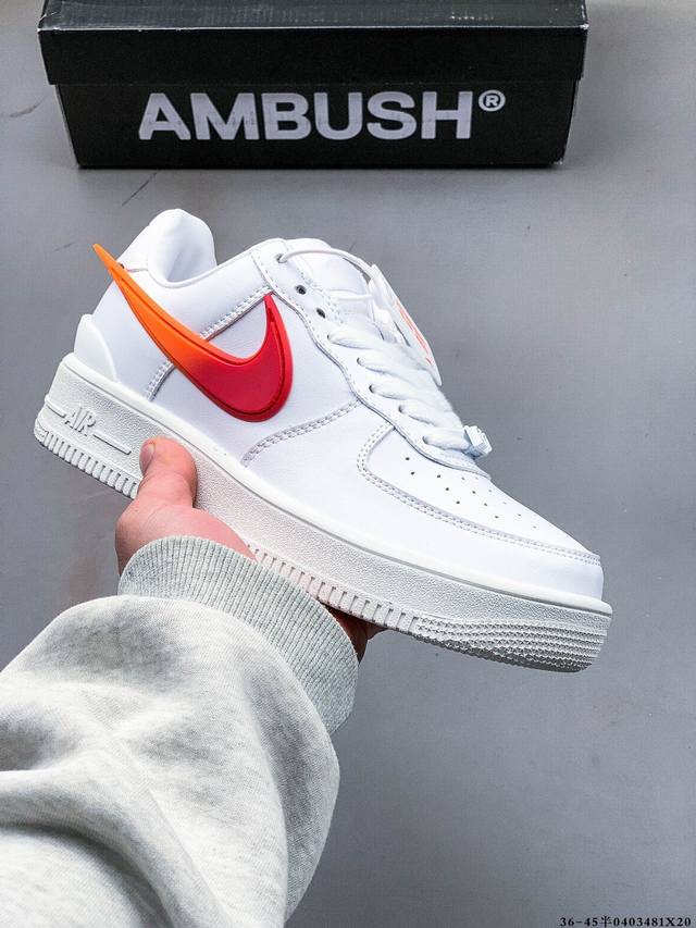 Ambush X Nike Air Force 1 Low联名空军一号低帮 大厂批次 原鞋开发 原楦原纸板 采用原厂皮料 还原细节 正确拉帮工艺 0403481
