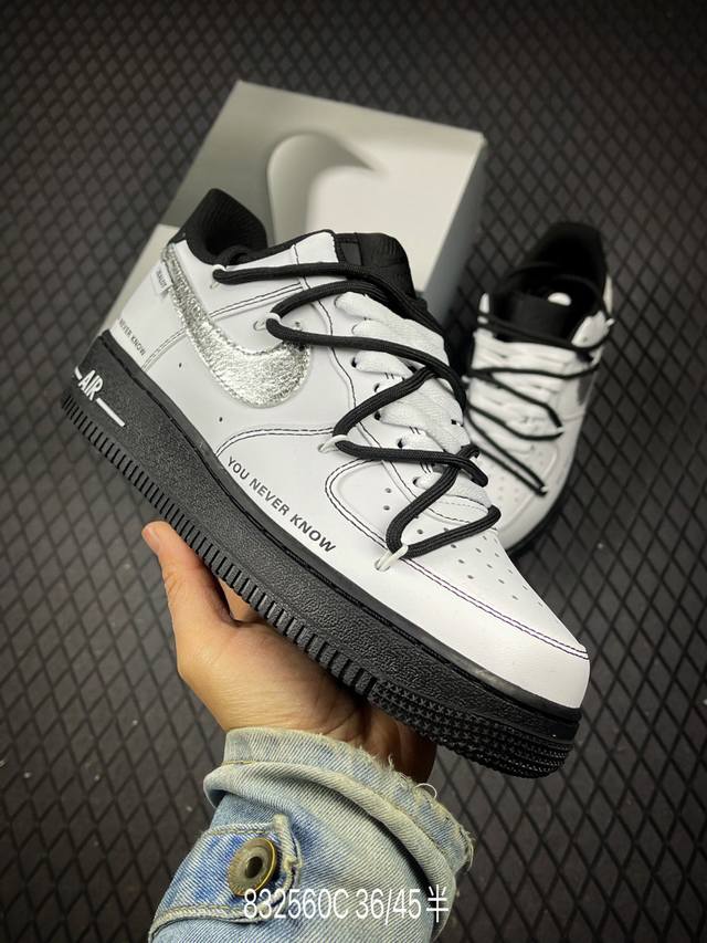 C 公司级Nike Air Force 1‘07 Lv8 原楦头原纸板 打造纯正低帮空军版型 专注外贸渠道 全掌内置蜂窝气垫 原盒配件 原厂中底钢印、拉帮完美