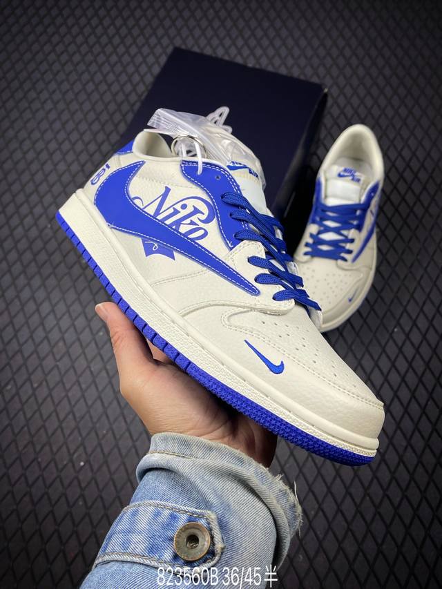 B 公司级Nike Air Jordan 1 Low Aj1乔1低帮休闲板鞋 同步官方配色 市场唯一独家头层皮打造 原鞋原档案开发 原厂皮料 原档冲孔鞋头 正确