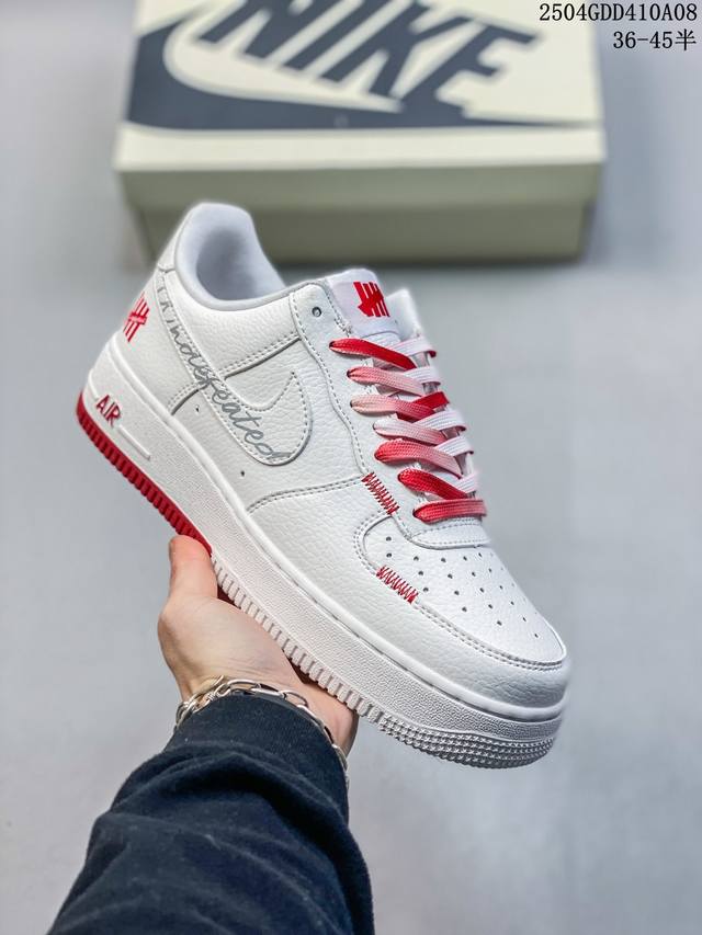 Gucci联名 白绿闪勾，海外限量发售！公司级Nike Air Force 1 ‘07 Low 空军一号 低帮 运动鞋 休闲鞋 折边针车 工艺难度大 原楦头原纸