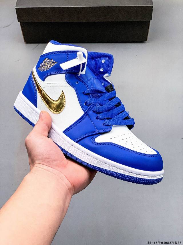集图 耐克Nike Air Jordan 1 Mid Aj1乔丹一代中帮经典复古文化休闲运动篮球鞋 0408271D22