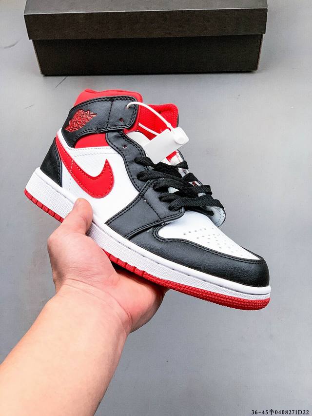 耐克Nike Air Jordan 1 Mid Aj1乔丹一代中帮经典复古文化休闲运动篮球鞋 0408271D22