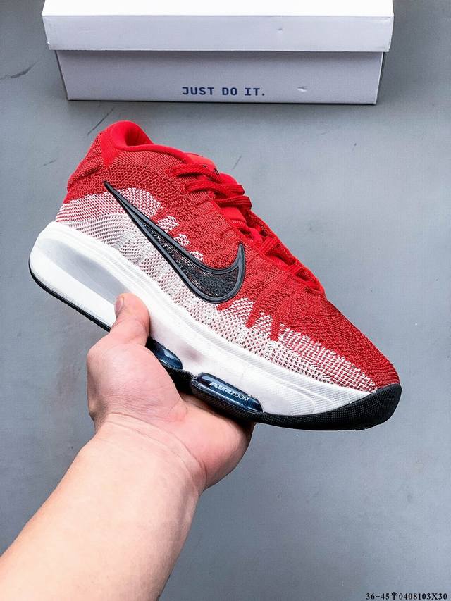 集图 公司级！Nike Air Zoom G.T. Hustle 3 Fp 耐克缓震透气实战系列篮球鞋 0408103X30