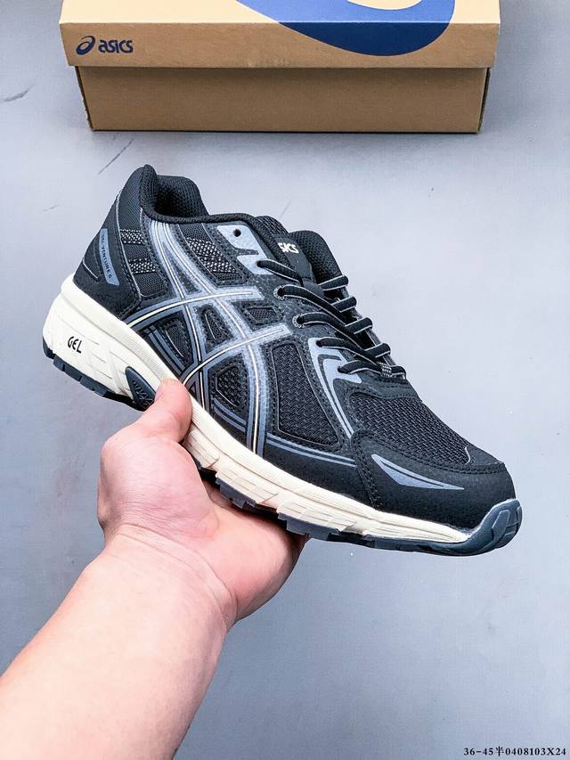 Asics 亚瑟士 Gel-Venture 6 复古休闲缓震透气运动休闲鞋 0408103X24