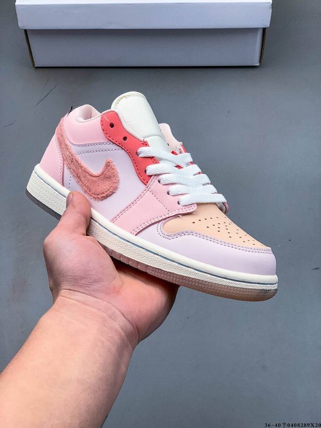 二层真标！耐克Nike Air Jordan Low 1 乔1低帮经典休闲鞋 0408289X20