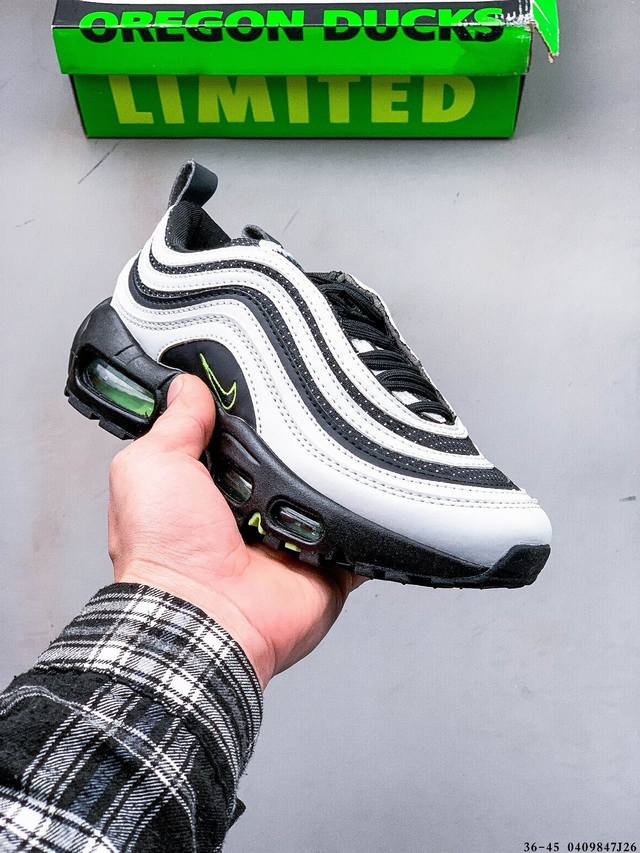 Nike X University Of Oregon Air Max 95 97“Lightning” 耐克新款缓震运动休闲鞋 0409847J26