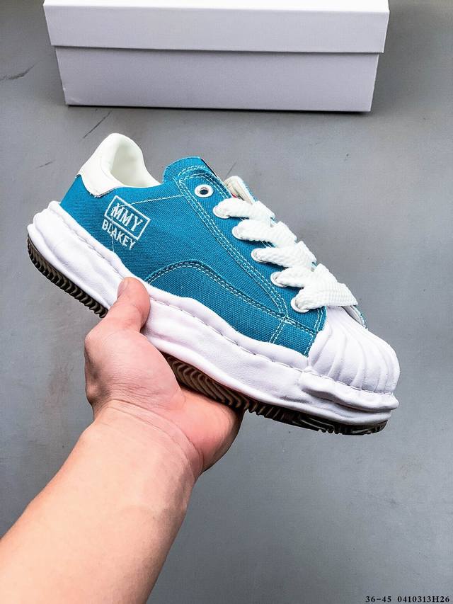 集图 原装级别 三原康裕Mmy Maison Mihara Yasuhiro Original Sole Canvas Low 余文乐挚爱单品 复古溶解风日本概