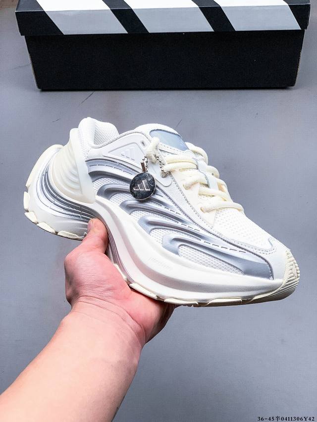 公司级！Adidas Vento Xlg Mtw 复古休闲老爹鞋 官方同步上架 鞋面是透气网面和皮革拼接 脚感轻盈 不闷汗 每次穿着跑步都感觉脚底在自由呼吸 鞋