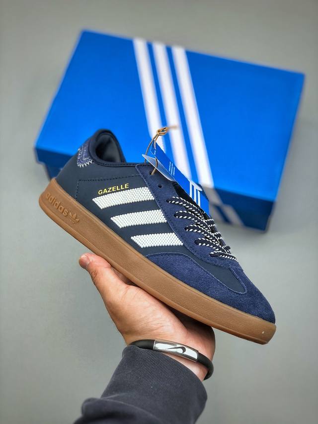Adidas Original Gazelle Trainers 瞪羚室内鞋系列低帮复古百搭休闲运动德训风板鞋 货号Ih3725 尺码：36 36 37 38
