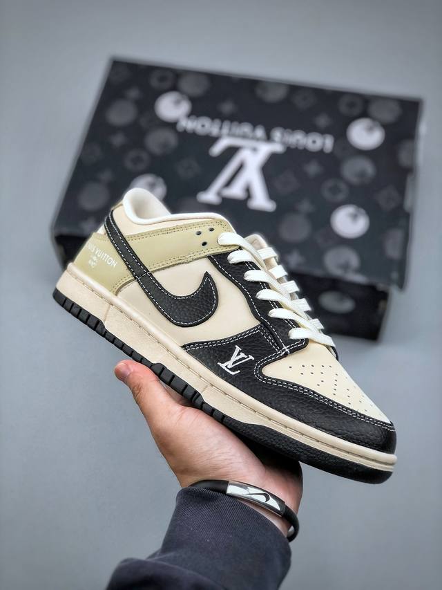 Nike Sb Dunk Low Lv联名-周年高端定制 低帮休闲板鞋 #高端定制鞋盒 原装头层材料 独家版型蒸餾加工大厂纯原品质出货 超高清洁度 皮料切割干净