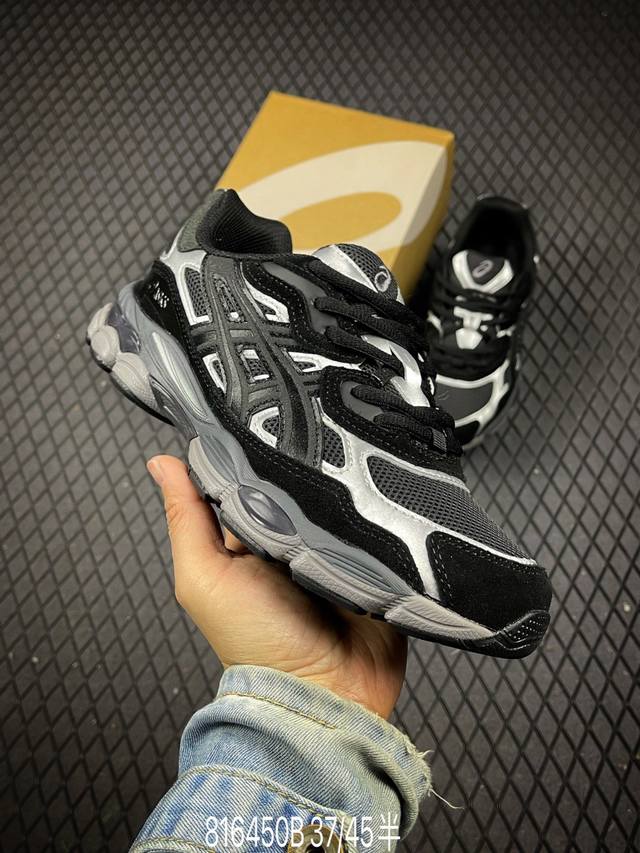 B Asics Gel-Nyc 亚瑟士复古透气休闲鞋缓震男子耐磨跑步鞋 1203A383-104 尺码：37 -45半码 编码816450B
