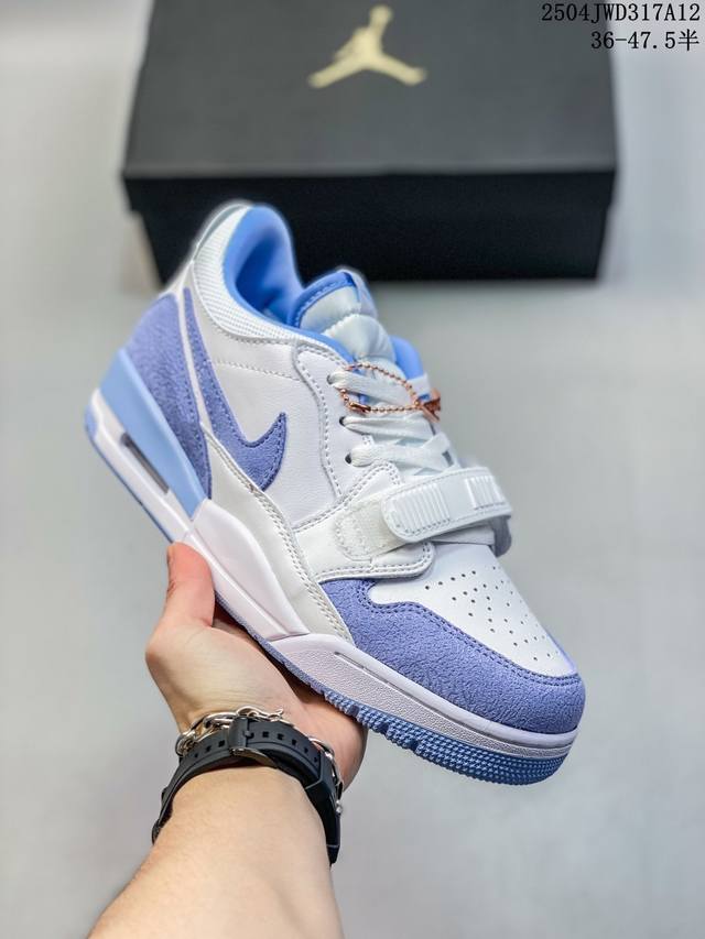 纯原 A2 头层皮 Air Jordan Legacy 312 Low 白蓝 乔丹篮球鞋系列 号称 “最强三合一” 的Jordan Legacy 312，自然有