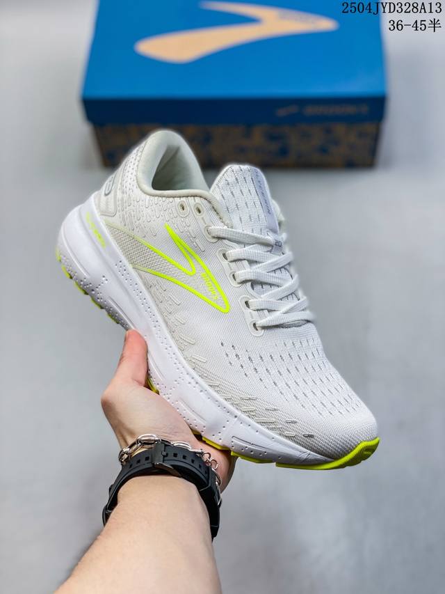 公司级新款Brooks布鲁克斯Glycerin甘油20跑鞋男子缓震马拉松氮气慢跑鞋 货号:110382 1D 135 尺码:36 36.5 37.5 38 38