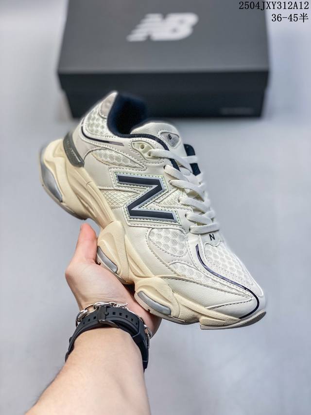 公司级New Balance 公司级版本 Nb9060 联名款 复古休闲运动慢跑鞋 鞋款灵感源自设计师本人对夏日的怀日回忆。鞋面大身由空间双格及磨砂鞋面拼接而生