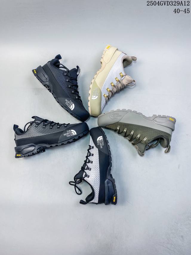 北面The North Face Glenclyffe 舒适轻盈 防水 防滑 耐磨 低帮 徒步鞋 男款 广东大厂品质 面料采用进口磨砂牛皮 鞋底采用Vibram