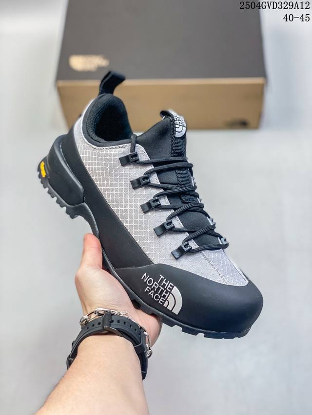 北面The North Face Glenclyffe 舒适轻盈 防水 防滑 耐磨 低帮 徒步鞋 男款 广东大厂品质 面料采用进口磨砂牛皮 鞋底采用Vibram