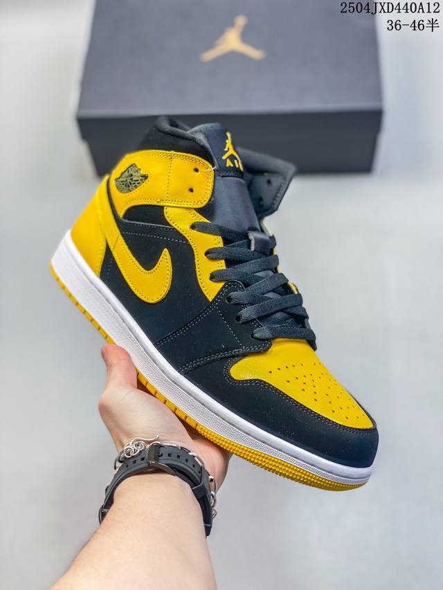 乔丹 Air Jordan 1 Mid Se Aj1乔1中帮经典复古文化休闲运动篮球鞋 Hv0789 010 码数：36 36.5 37.5 38 38.5 3