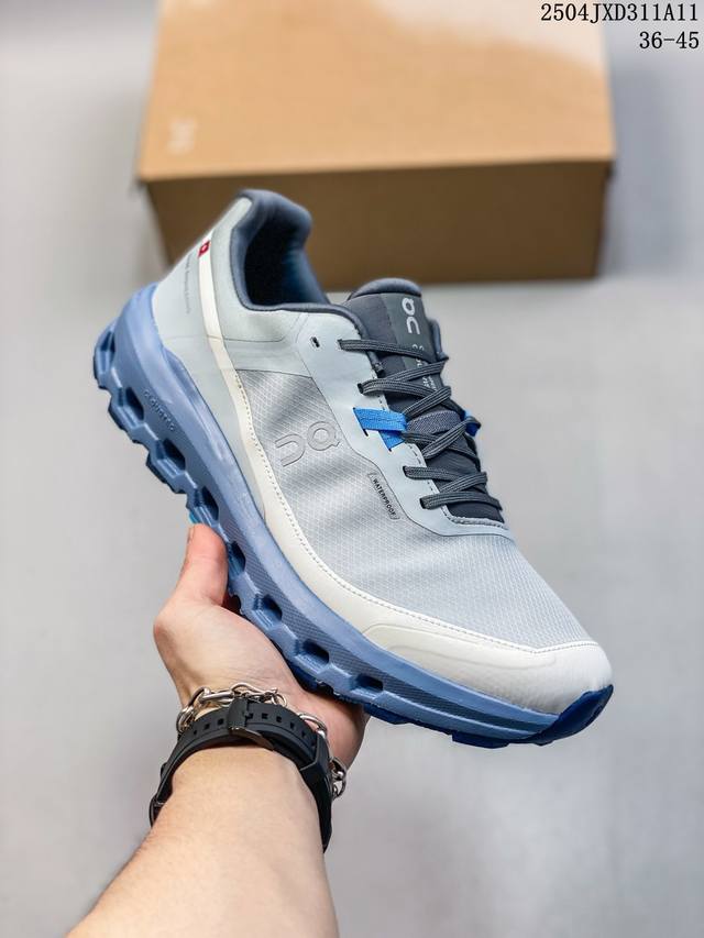 真标带半码 On昂跑 Cloudvista 2 Waterproof 2025新品男女款防水缓震越野跑鞋 尺码：36-45 编码：04Jxd311A11