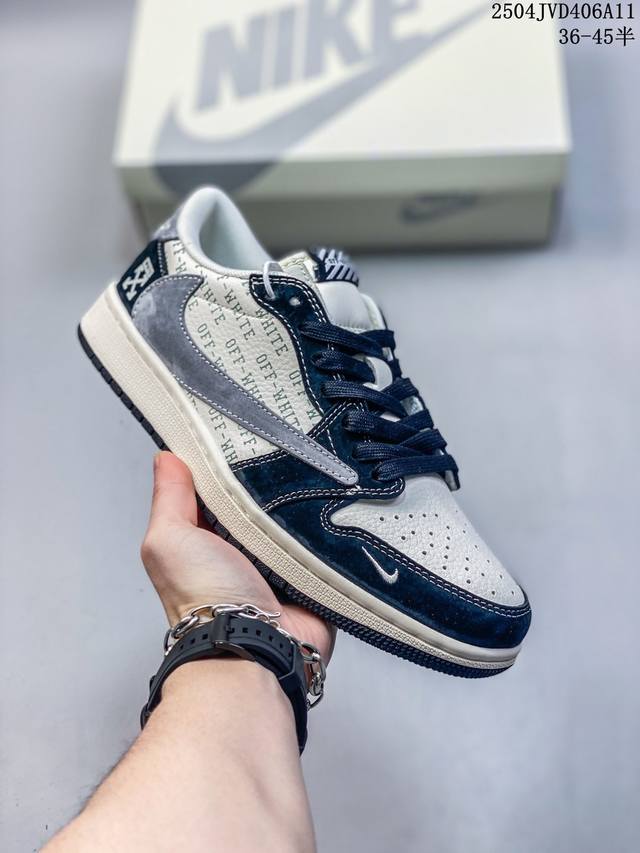 海外爆款限量发售！公司级 Travis Scott X Fragment Design X Jordan Air Jordan 1 Low Og Sp “Off