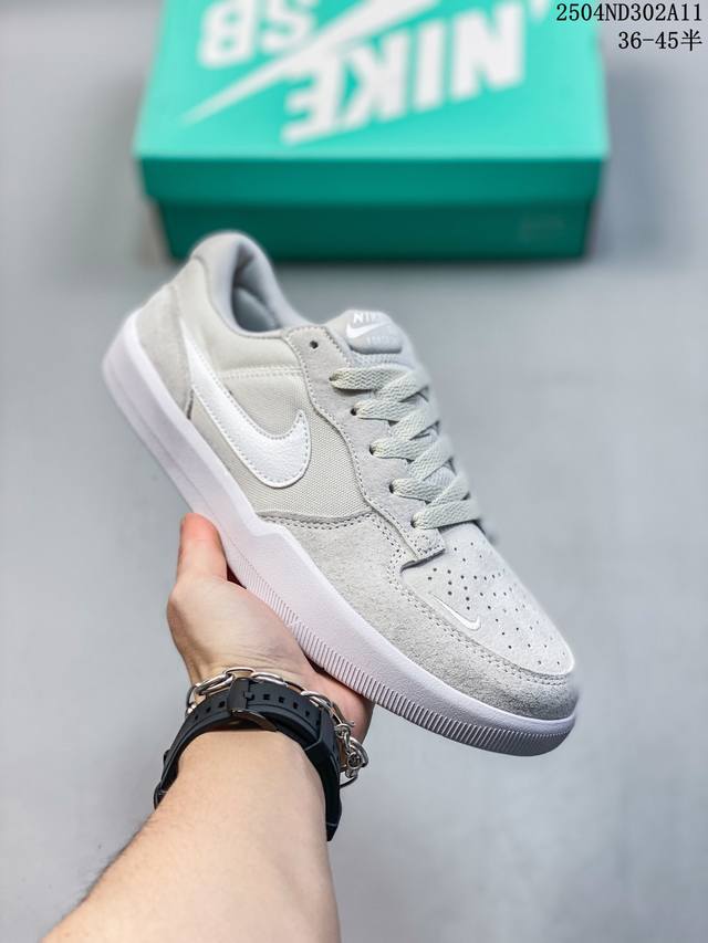 真标带半码 Nike Sb Force 58 男女防滑减震休闲板鞋 Cz2959 Dv5477-401 尺码：36-45半 编码：04Nd302A11