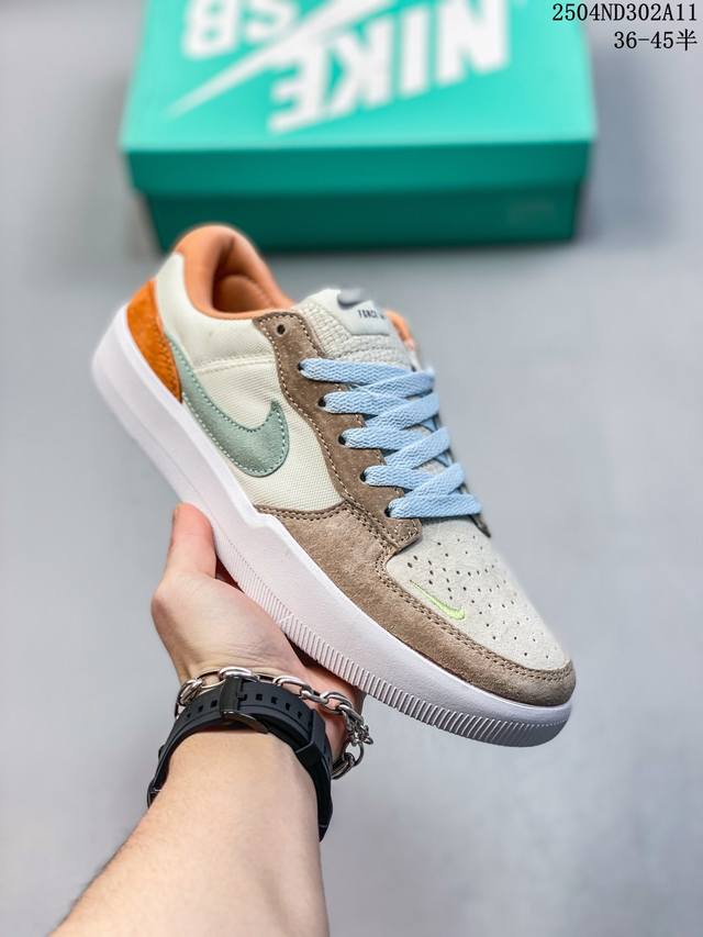 真标带半码 Nike Sb Force 58 男女防滑减震休闲板鞋 Cz2959 Dv5477-401 尺码：36-45半 编码：04Nd302A11