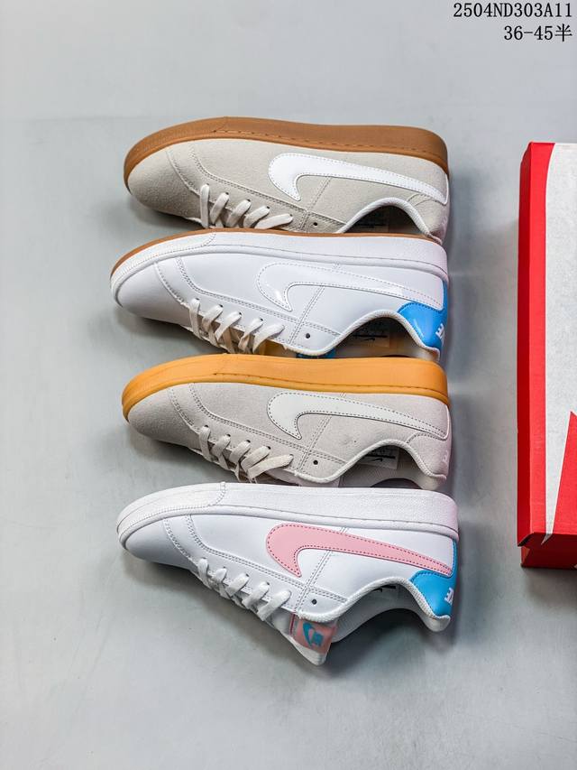 真标带半码 耐克 Nike Court Royale 时尚舒适 耐磨休闲板鞋 男女子833535 尺码：见图 编码：04Nd303A11