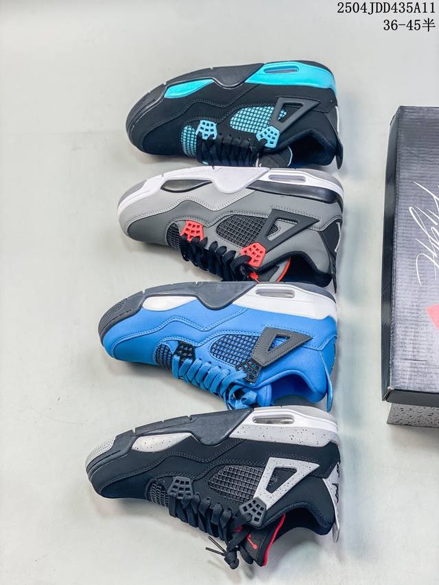 Off-White X Air Jordan 4 Retro Cream Sail 迈克尔 乔丹Aj4代中帮复古休闲运动文化篮球鞋。采用进口丝光头层磨砂麂皮及原