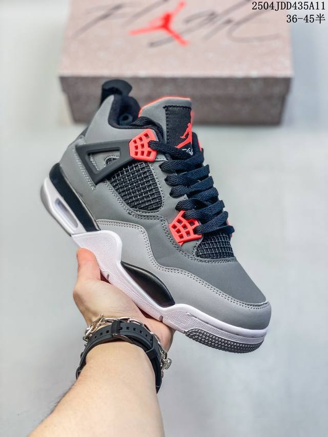 Off-White X Air Jordan 4 Retro Cream Sail 迈克尔 乔丹Aj4代中帮复古休闲运动文化篮球鞋。采用进口丝光头层磨砂麂皮及原