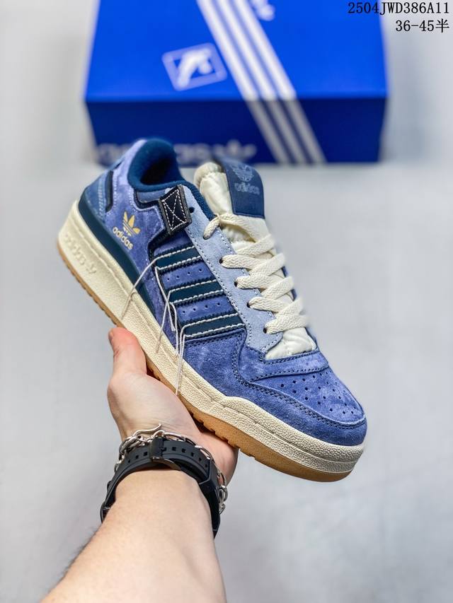 Ad Originals Forum 84 Low Classic 头层经典潮流低帮休闲鞋 上架实拍 诞生于1984年的经典复古篮球鞋Adidas Origin