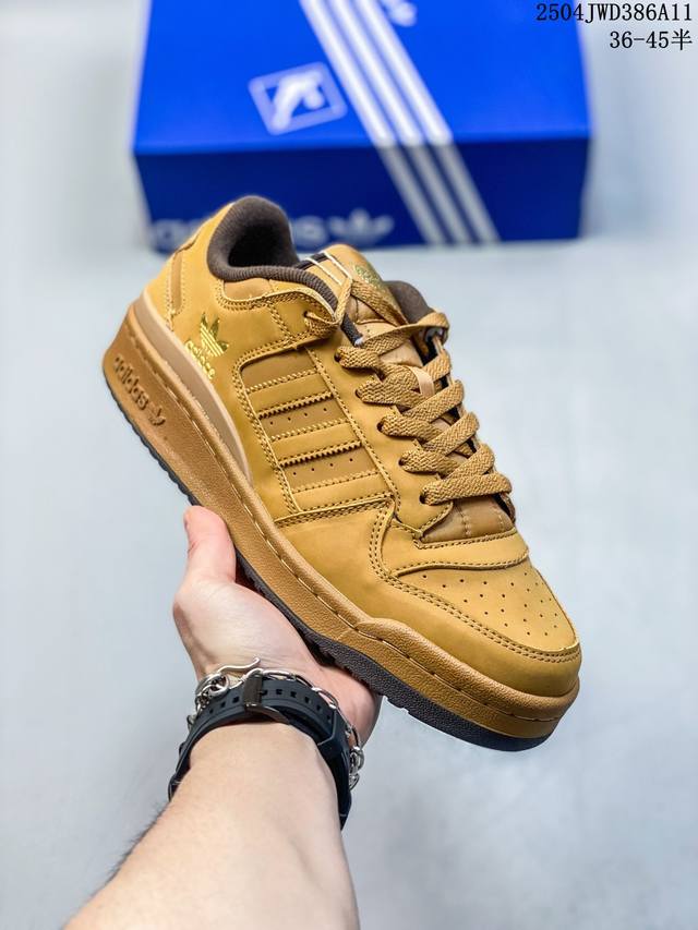 Ad Originals Forum 84 Low Classic 头层经典潮流低帮休闲鞋 上架实拍 诞生于1984年的经典复古篮球鞋Adidas Origin