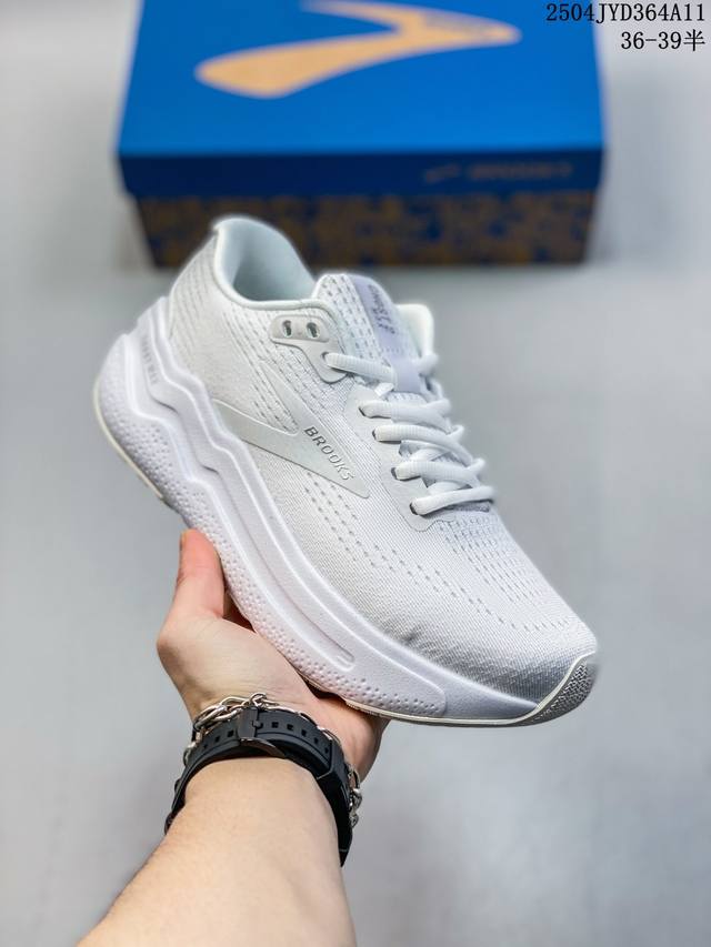 真标带半码 Brooks 布鲁克斯 新款女鞋 Ghost Max 二代幽灵系列 尺码：见图 编码：04Jyd364A11