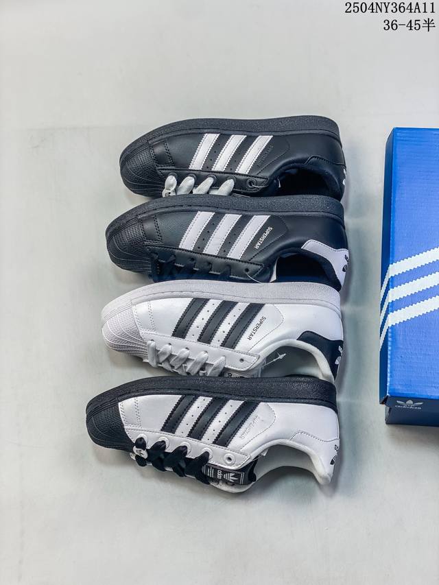 真标阿迪达斯Adidas三叶草 Originals Superstar贝壳头系列低帮经典百搭休闲运动板鞋 货号:Eg4958 尺码:36 36.5 37 38