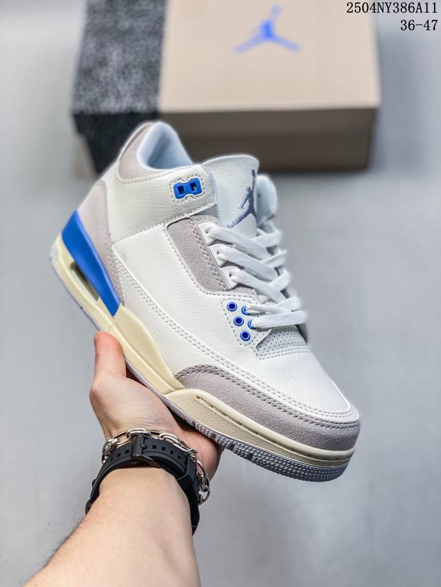 Nk Air Jordan 3 Retro 原装配色 最强性价比Aj3 同价区间无对手 原装头层材料 用料绝不含糊 正确荔枝纹路 客供原厂磨具 清洁度 电绣工艺