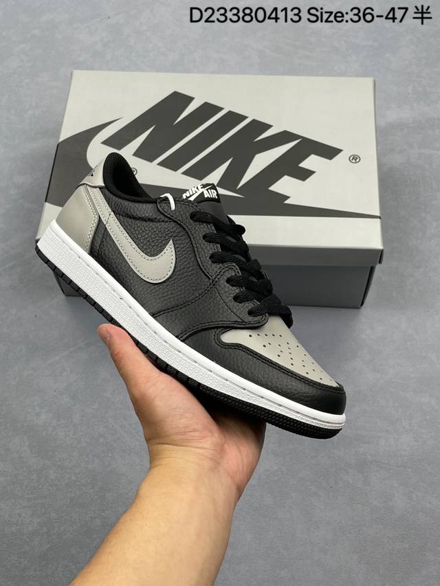 莞产全头层 Air Jordan 1 Retro Low Og Shadow 黑灰官方同步新色 原装级产物拒绝公底 立体鞋型 细节完美 高清洁度 购置公司同步原