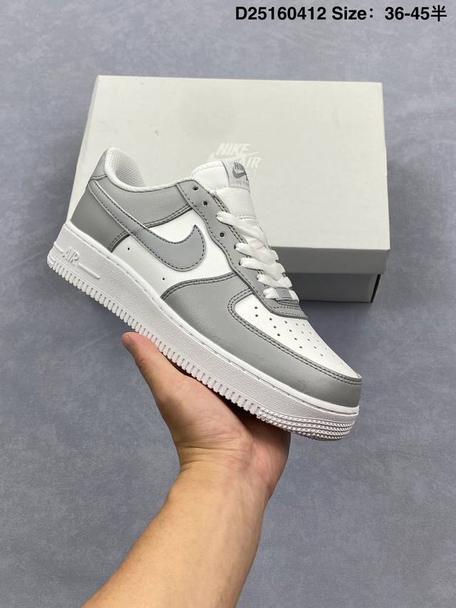 Nike Air Force 1 Low ’07 空军一号低帮休闲板鞋 高清洁度 内置全掌气垫 货号：Fd9763-101 D25160412