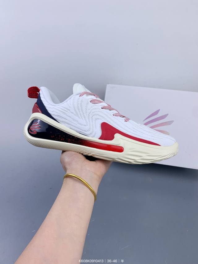 安德玛Under Armour Curry Flow 12 ”Podium Blue“斯蒂芬 库里12代专业室内低帮文化休闲运动篮球鞋 Size：如图 编码：