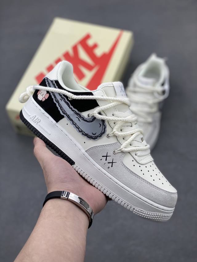 Nike Air Force 1 Low 07 X Off-White 白黑 原楦头原纸板 打造纯正低帮空军版型 专注外贸渠道 全掌内置蜂窝气垫 原盒配件 原厂