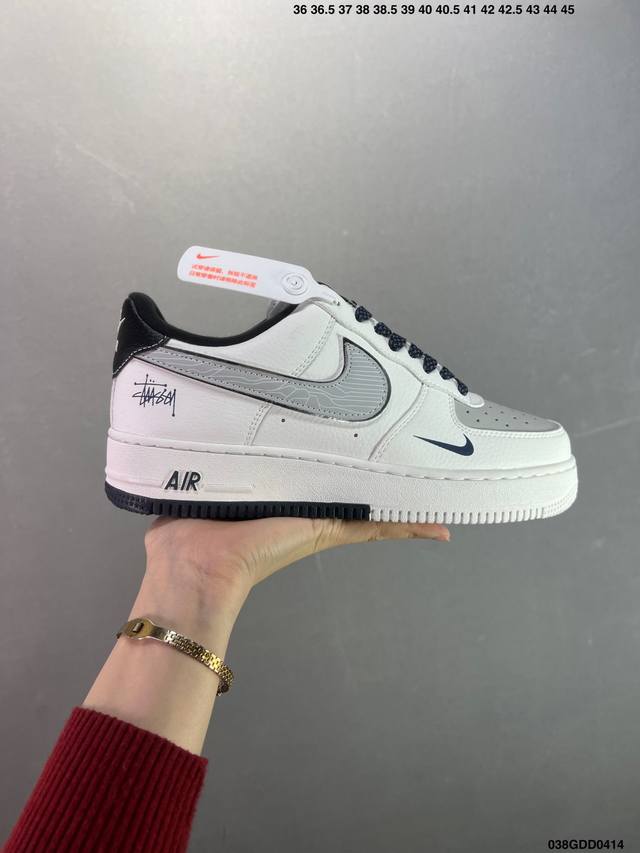 公司级Nike Air Force 1 ‘07 Low “联名”空军一号 低帮 运动鞋 休闲鞋 折边针车 工艺难度大 原楦头原纸板 原装鞋盒 定制五金配件 内置