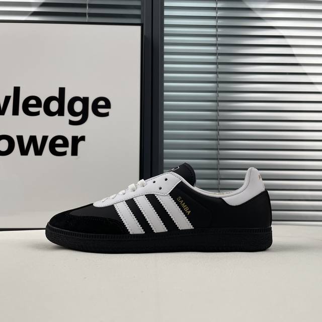 c版特价 本地 Adidas Samba Og 百搭单品 韩国鬼佬指定订单 Adidas 近70年的经典Samba Og 原装全头层制作超软头层真皮杜绝劣质仿皮