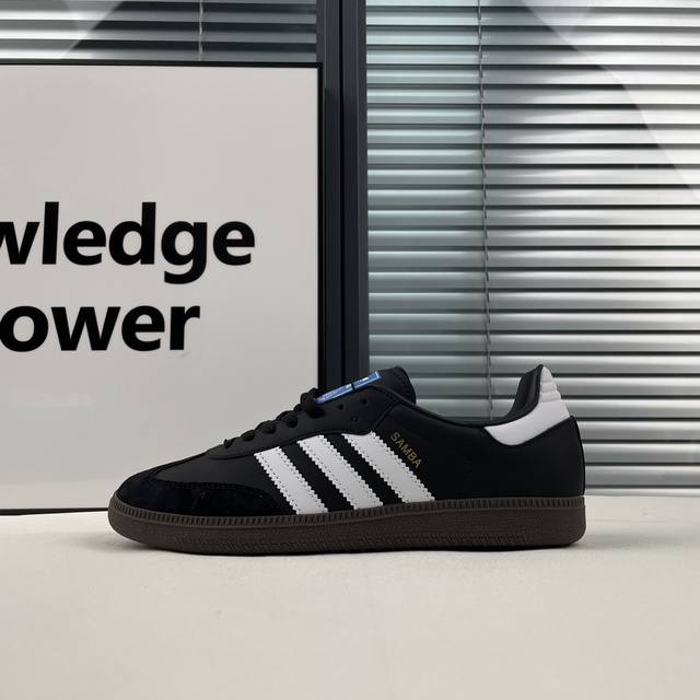 c版特价 本地 Adidas Samba Og 百搭单品 韩国鬼佬指定订单 Adidas 近70年的经典Samba Og 原装全头层制作超软头层真皮杜绝劣质仿皮